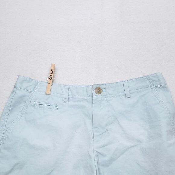 Gap Light Wash Casual Button Zip Chino Short Shorts Womens Size 00 Blue - Picture 1 of 9